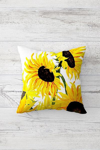 linazaitun One Side Printed Hidden Zipper Washable Stain Resistant Decorative Throw Pillow Cover Pillow Case