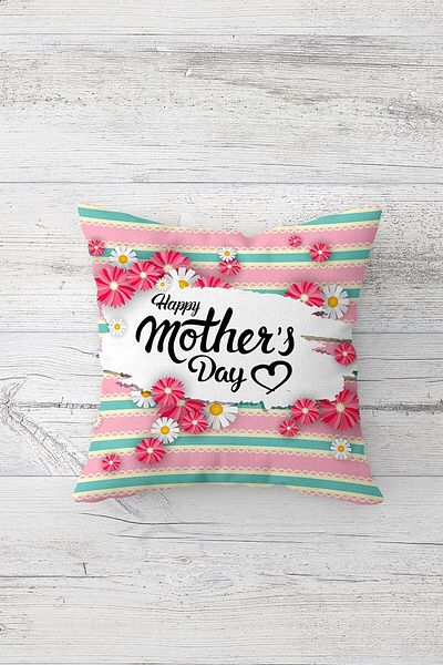 linazaitun One Side Printed Hidden Zipper Washable Stain Resistant Decorative Throw Pillow Cover Pillow Case