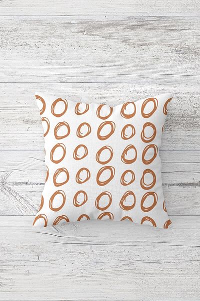 linazaitun One Side Printed Hidden Zipper Washable Stain Resistant Decorative Throw Pillow Cover Pillow Case