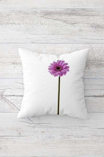 linazaitun One Side Printed Hidden Zipper Washable Stain Resistant Decorative Throw Pillow Cover Pillow Case