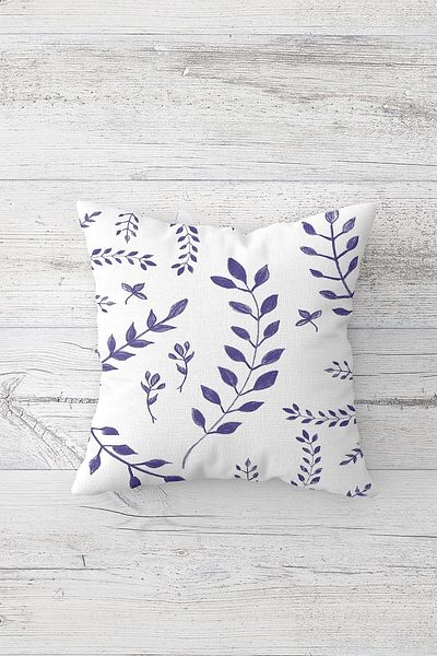 linazaitun One Side Printed Hidden Zipper Washable Stain Resistant Decorative Throw Pillow Cover Pillow Case