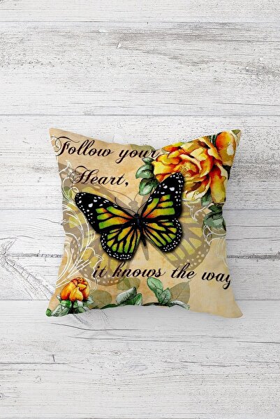 linazaitun One Side Printed Hidden Zipper Decorative Pillowcase Throw Pillow ...
