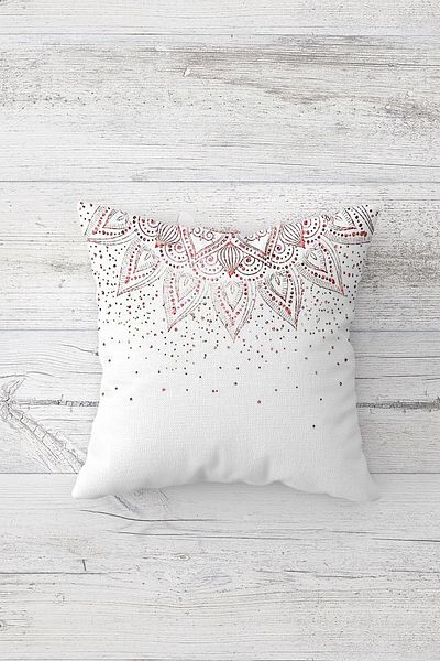 linazaitun One Side Printed Hidden Zipper Decorative Pillowcase Throw Pillow Case Seat Pillowcase