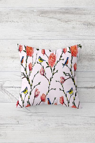 linazaitun One Side Printed Hidden Zipper Washable Stain Resistant Decorative Throw Pillow Cover Pillow Case