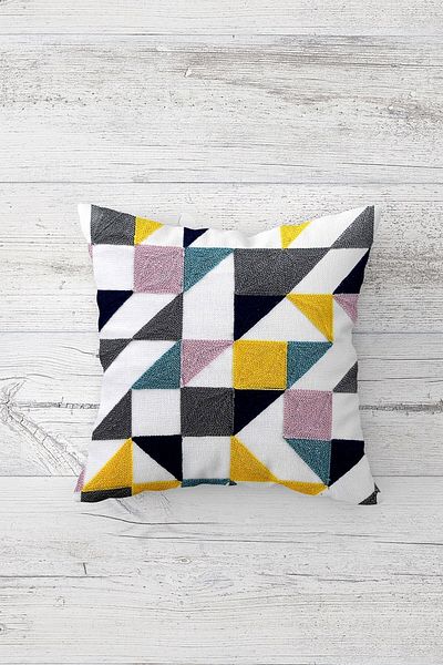 Lina One Side Printed Hidden Zipper Decorative Pillowcase Throw Pillow Case Seat Pillowcase