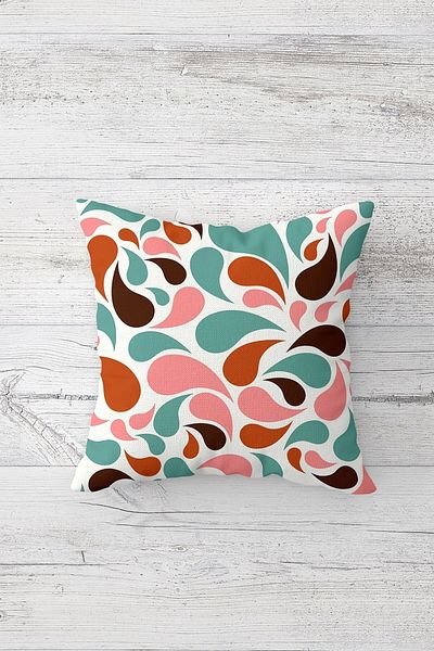 linazaitun One Side Printed Hidden Zipper Decorative Pillowcase Throw Pillow Case Seat Pillowcase