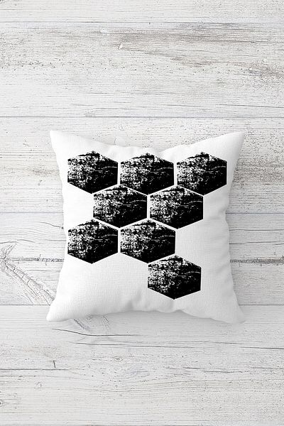 linazaitun One Side Printed Hidden Zipper Washable Stain Resistant Decorative Throw Pillow Cover Pillow Case