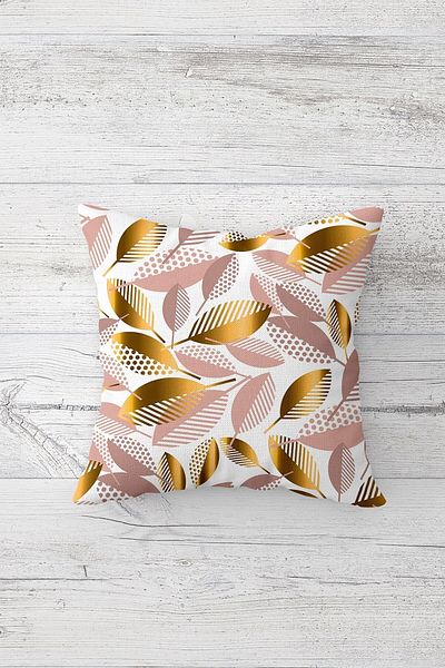 linazaitun One Side Printed Hidden Zipper Decorative Pillowcase Throw Pillow Case Seat Pillowcase