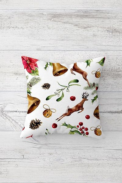 linazaitun One Side Printed Hidden Zipper Decorative Pillowcase Throw Pillow Case Seat Pillowcase
