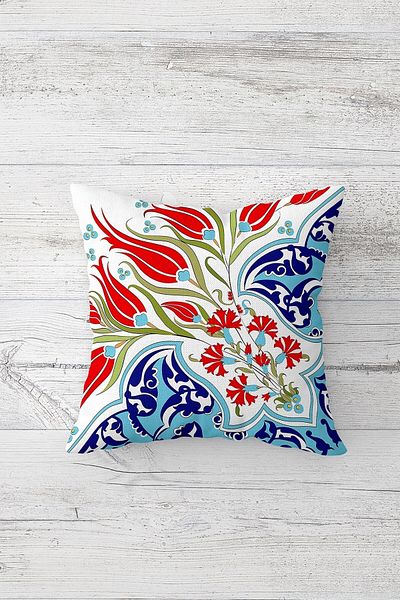 linazaitun One Side Printed Hidden Zipper Washable Stain Resistant Decorative Throw Pillow Cover Pillow Case
