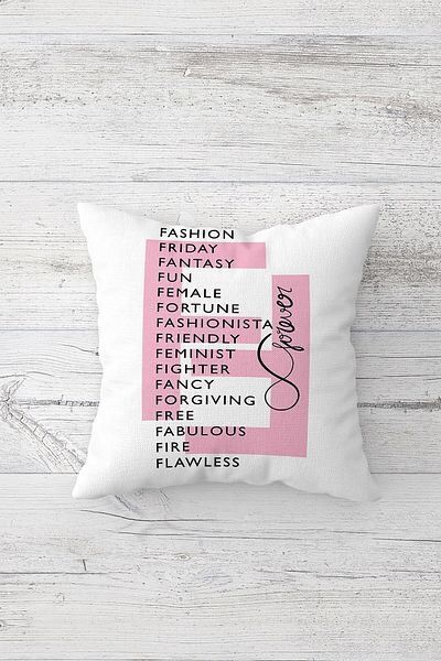 linazaitun One Side Printed Hidden Zipper Decorative Pillowcase Throw Pillow Case Seat Pillowcase