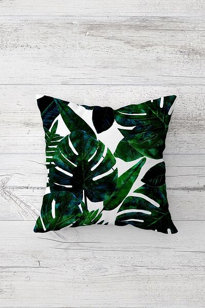 linazaitun One Side Printed Hidden Zipper Decorative Pillowcase Throw Pillow Case Seat Pillowcase