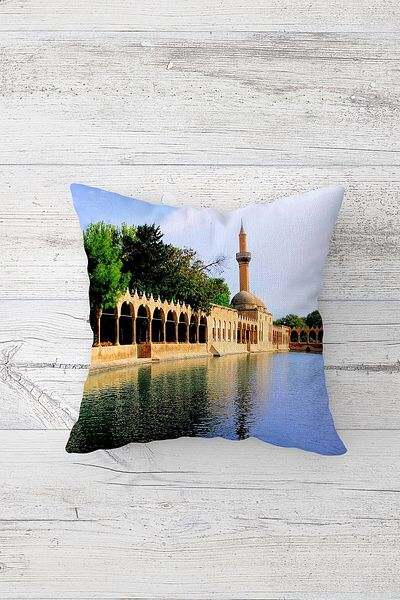 Lina One Side Printed Hidden Zipper Decorative Pillowcase Throw Pillow Case Seat Pillowcase