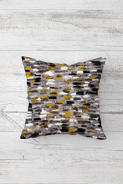 linazaitun One Side Printed Hidden Zipper Washable Stain Resistant Decorative Throw Pillow Cover Pillow Case