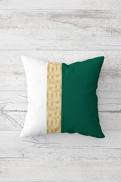 linazaitun One Side Printed Hidden Zipper Washable Stain Resistant Decorative Throw Pillow Cover Pillow Case