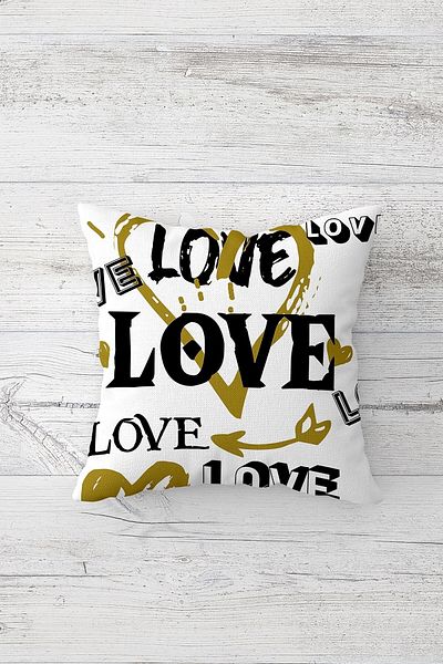 linazaitun One Side Printed Hidden Zipper Washable Stain Resistant Decorative Throw Pillow Cover Pillow Case