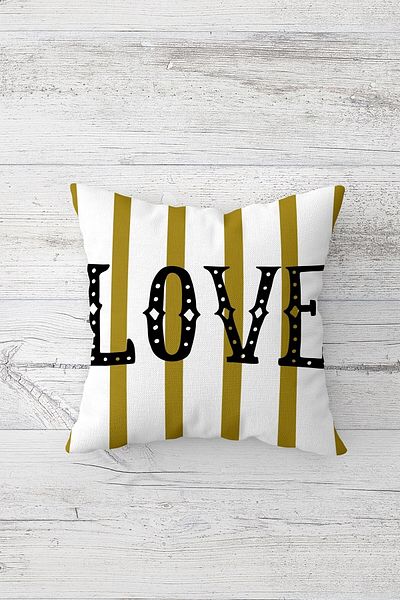linazaitun One Side Printed Hidden Zipper Washable Stain Resistant Decorative Throw Pillow Cover Pillow Case