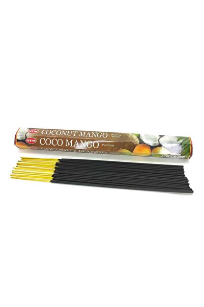 Hem Tütsü Coconut Mango Hindistan Cevizi Mango Kokulu 20li Çubuk Tütsü