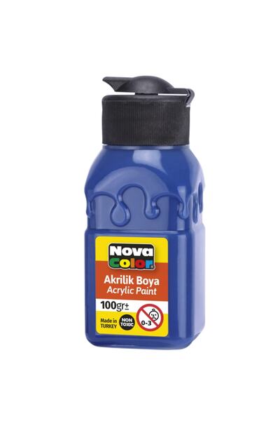 Nova Color Akrilik Boya Şişe 100 Cc Lacivert Nc-2026