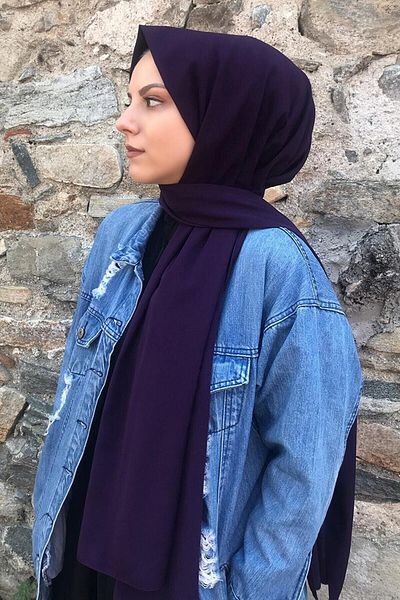 Nilbutik Medina Silk Shawl Purple
