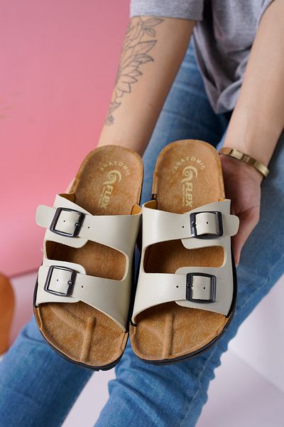 PNR TERLİK Women's Slippers Summer Comfortable Sole Home Beach Daily Slippers