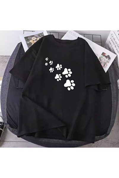 Machetta Γυναικείο μπλουζάκι με στάμπα Paw Oversize
