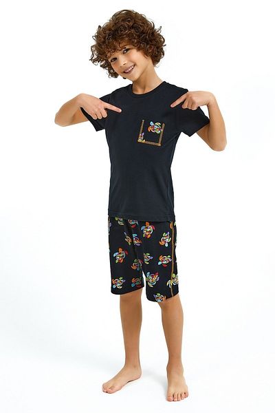 Ligossi Family Concept Set de pijamale pentru tată și fiu cu pantaloni scurți Arnetta