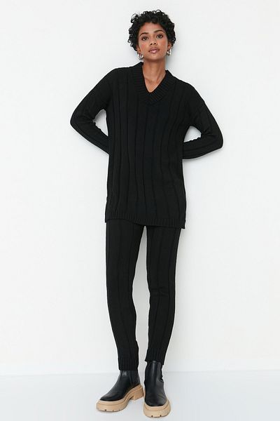 Trendyol Collection Zweiteiler - Schwarz - Regular Fit