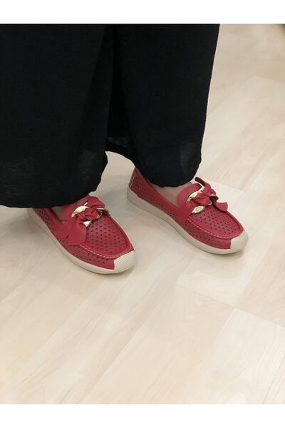 KAFKASLAR Ланцюгові балетки з дірками та бантиками для літа