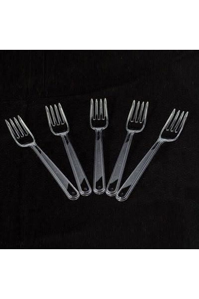MERT AMBALAJ 100 Pieces Eco Fork