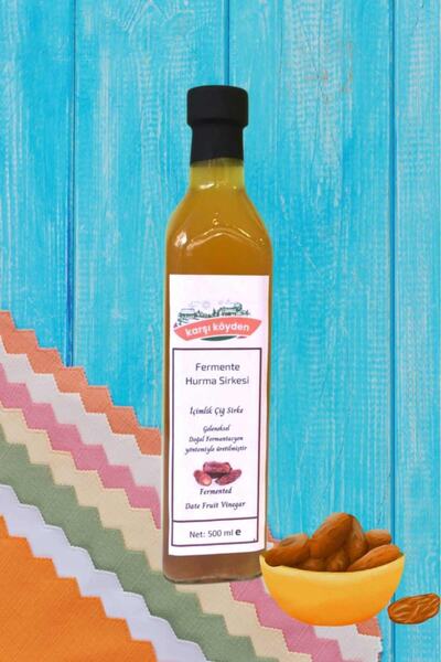 Karşı Köyden Doğal Fermantasyon Hurma Sirkesi 500 Ml