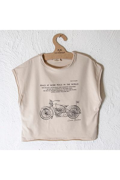 Coco & Bamboo Modal Unisex Crop T-shirt