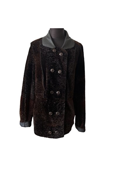 asus deri Celine Hakiki Kürk deri Çift Taraflı Kadın Ceket