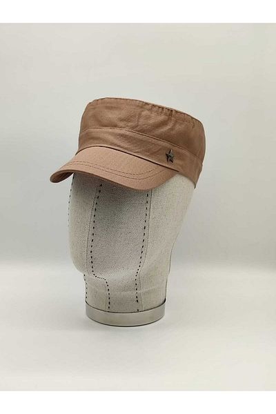 Shopiolog Unisex Castro Metal Star Detailed Back Adjustable Hat
