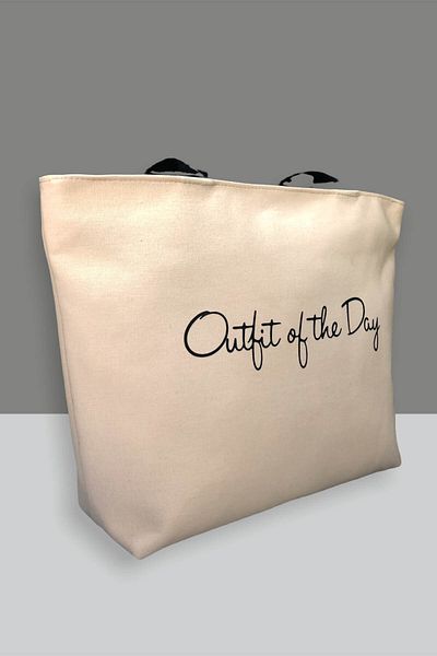 AGOÇANTA Geantă de umăr pentru femei Powder Cotton Shopper