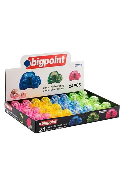 Bigpoint Pencil Sharpener Car - 24 Pack Box