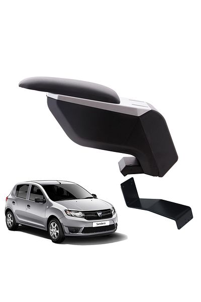 3 Tıkla Dacia Sandero 2014 Gray-black Armrest Armrest with Steel Legs Without Piercing
