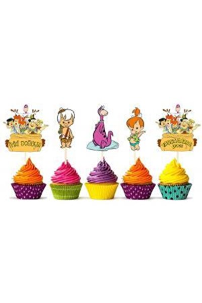 kidspartim Taş Devri Temalı Kürdanı 10 Lu
