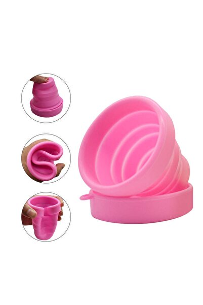 Furuize Katlanabilir Silikon Sterilizasyon Kap (PEMBE)