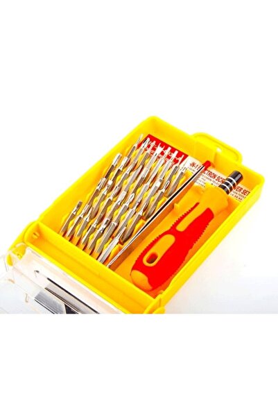 YFHOME 32 Parça Mıknatıslı Kutulu Tornavida Lokma Vidalama Seti Aparat