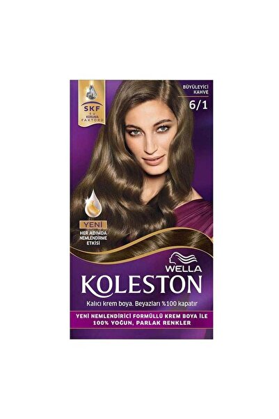 Wella Koleston Kit Saç Boyası - 6 1 Büyüleyici Kahve