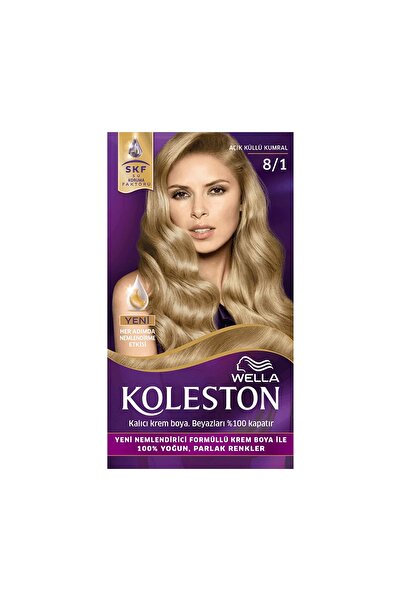 Wella Koleston Kit Saç Boyası Açık Küllü Kumral 8/1