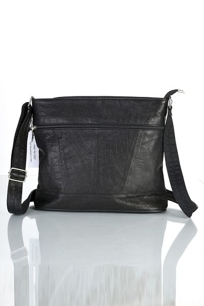 fubileather Geantă Messenger Crossbody din piele naturală