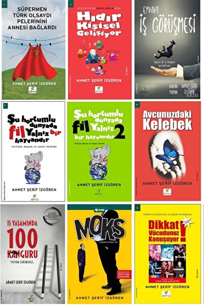 ELMA Yayınevi Ahmet Şerif Izgören 9'lu Kitap Seti