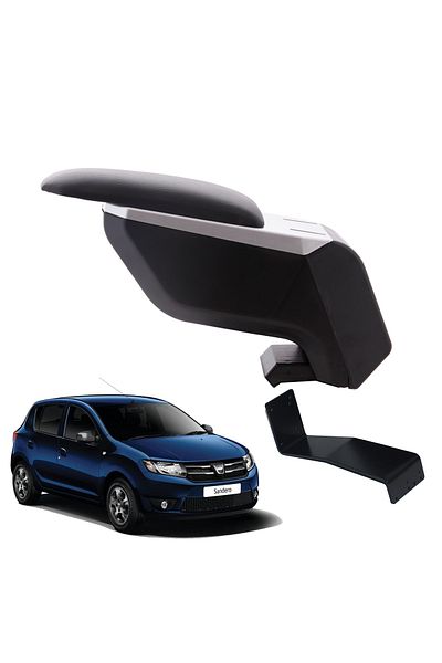 3 Tıkla Dacia Sandero 2018 Gray-black Armrest Armrest with Steel Foot Without Piercing