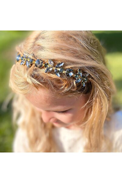 QUEEN AKSESUAR Κρυστάλλινη πέτρα με μοτίβο λουλουδιών πεταλούδας, μεταλλική π...