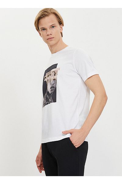 WESTMARK LONDON Ανδρικό λευκό μπλουζάκι