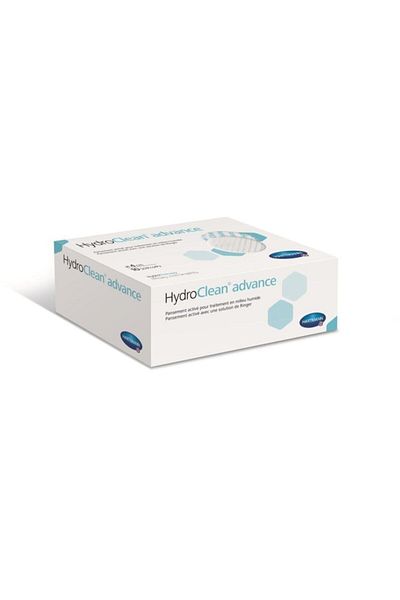 Hartmann وسادة تنظيف الجروح الماصة Hydroclean 4 سم × 8 سم 10 قطع
