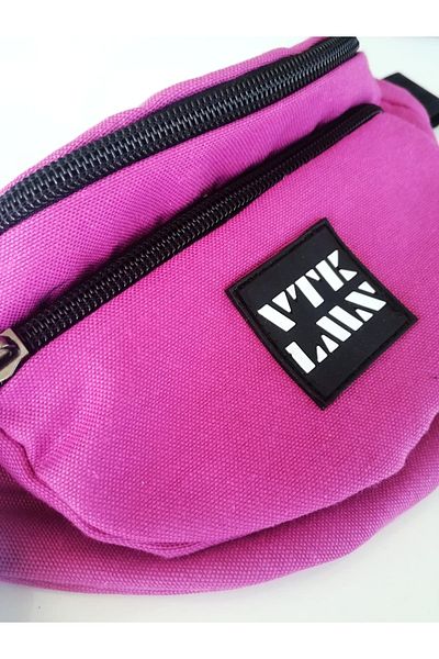 Vatkalimon Unisex Fuchsia Colored Shoulder and Waist Bag