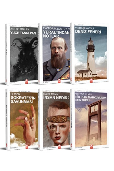 Kızıl Panda Yayınevi Dünya Klasikleri Seti - 8 (6 Kitap)